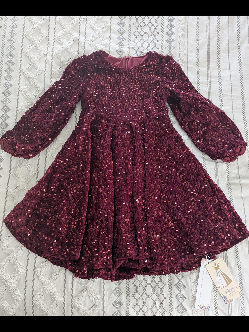NWT Ibtom Castle Sequined Dress